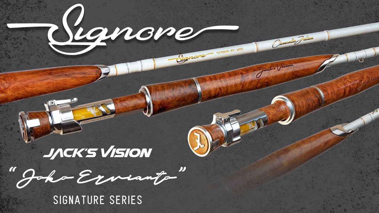 Signore | Luxury Fly Rod w/ New Concept Reel Seat Lock System | Joko Ervianto Signature Series