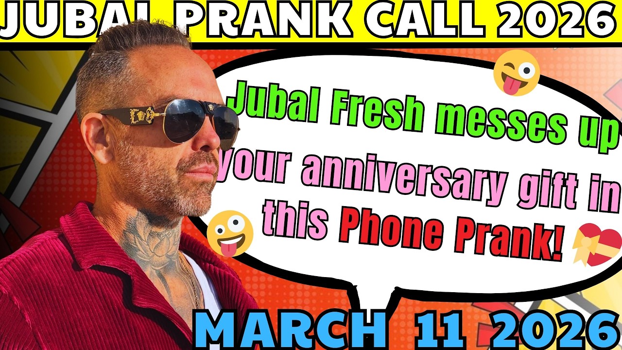 The Jubal Show Phone Prank | 🤪Jubal Fresh messes up your anniversary gift in this Phone Prank! 💝