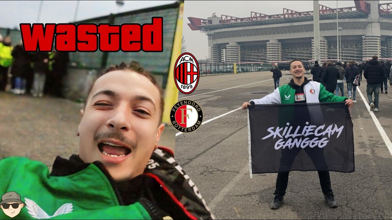 Milaan 1 - 1 Feyenoord & Skillie WASTED in San Siro!! :: SKILLIECAM VLOGS