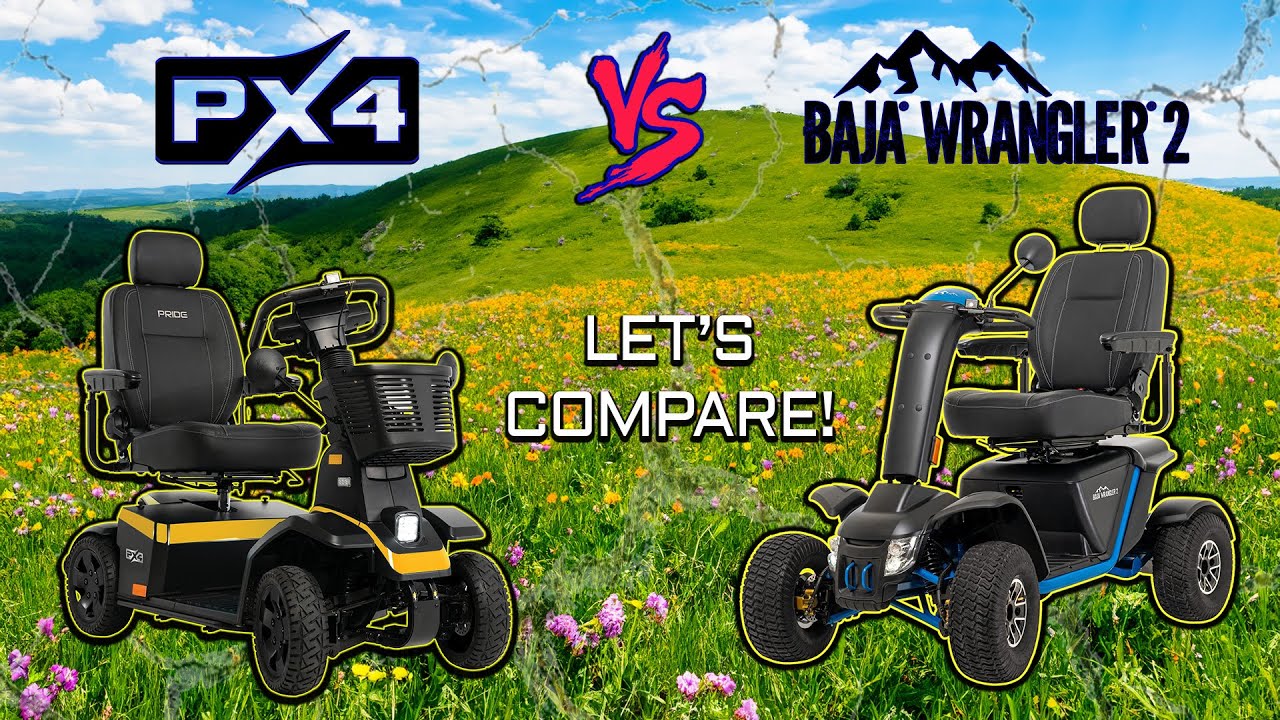 WHAT'S THE DIFFERENCE? | Comparison of Baja Wrangler & PX4 Mobility Scooter | BA400 | SC134