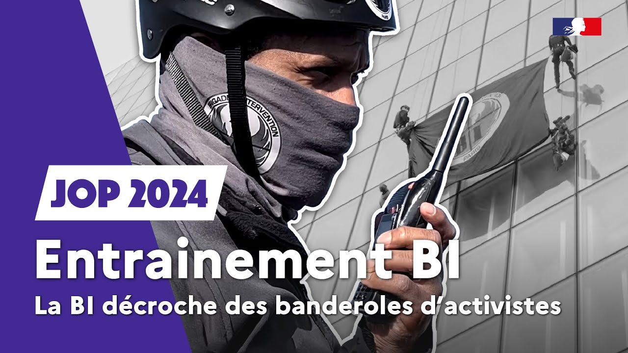JO 2024 | Entrainement avec la Brigade d'Intervention