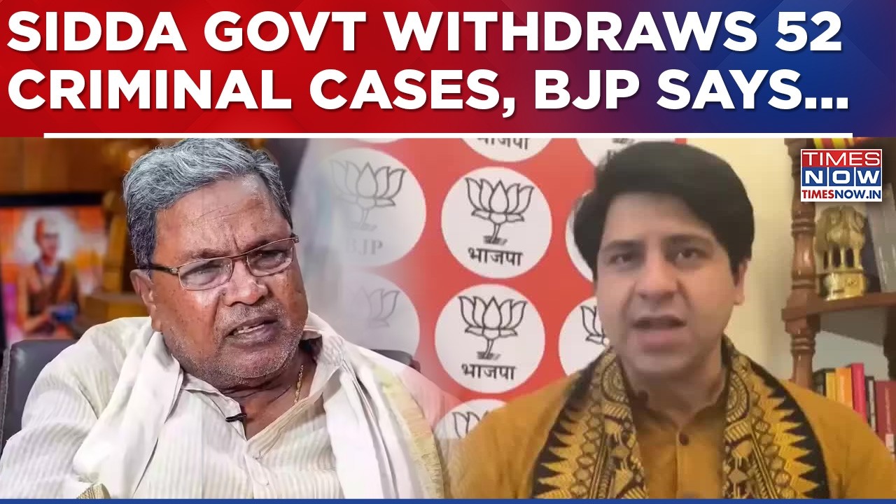 Karnataka Cabinet Withdraws 52 Criminal Cases, BJP Hits Out At Sidda Govt, Calls It 'Appeasement'