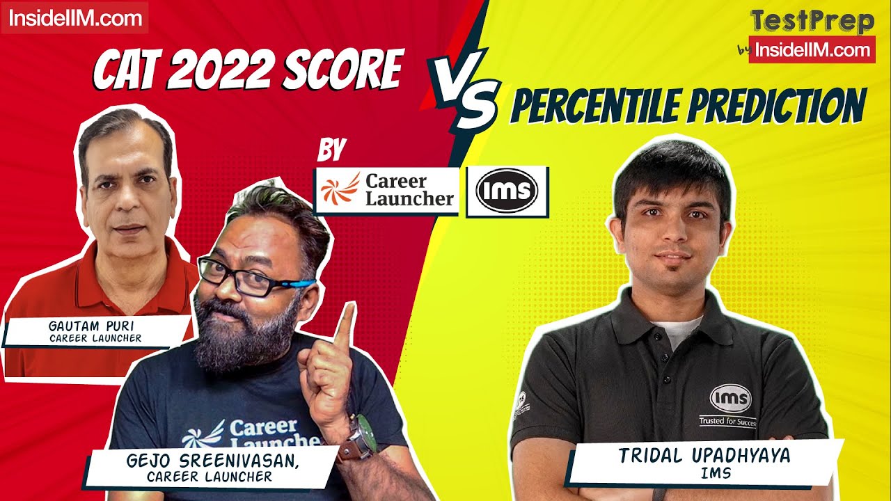 CAT 2022 Score Vs Percentile Prediction by @CareerLauncher_MBA  And IMS Mentors