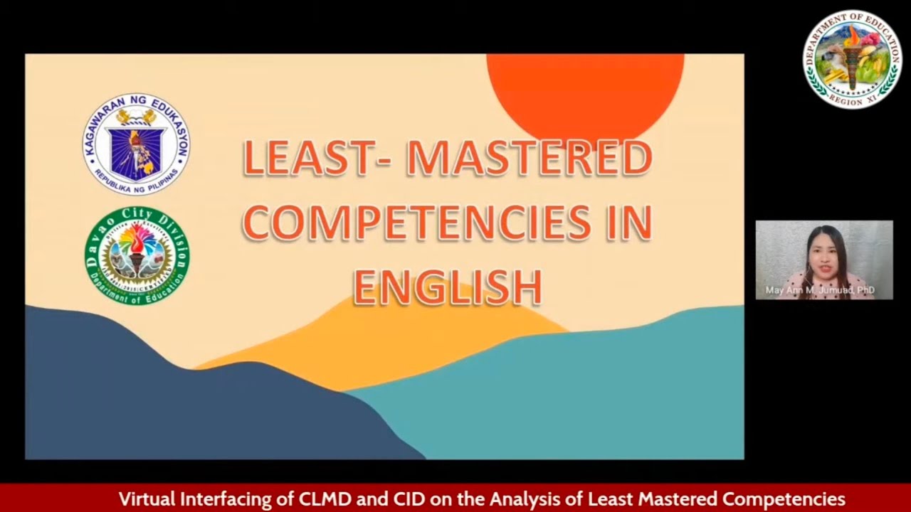 English Least Mastered Competencies by Dr. May Ann M. Jumuad - EPS in English