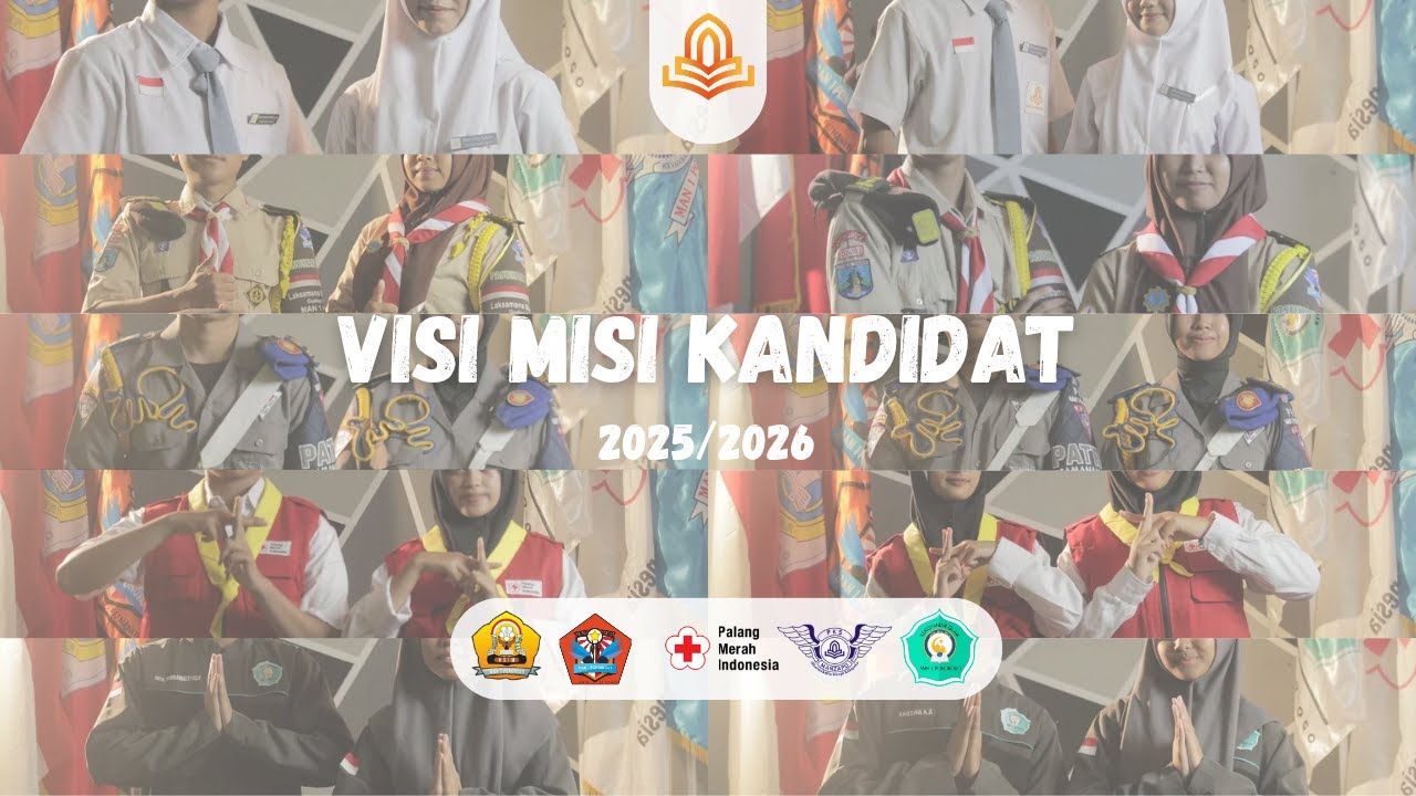PENYAMMPAIAN VISI & MISI KANDIDAT KETUA & WAKIL KETUA ORGANISASI MAN 1 PONOROGO TAHUN 2025