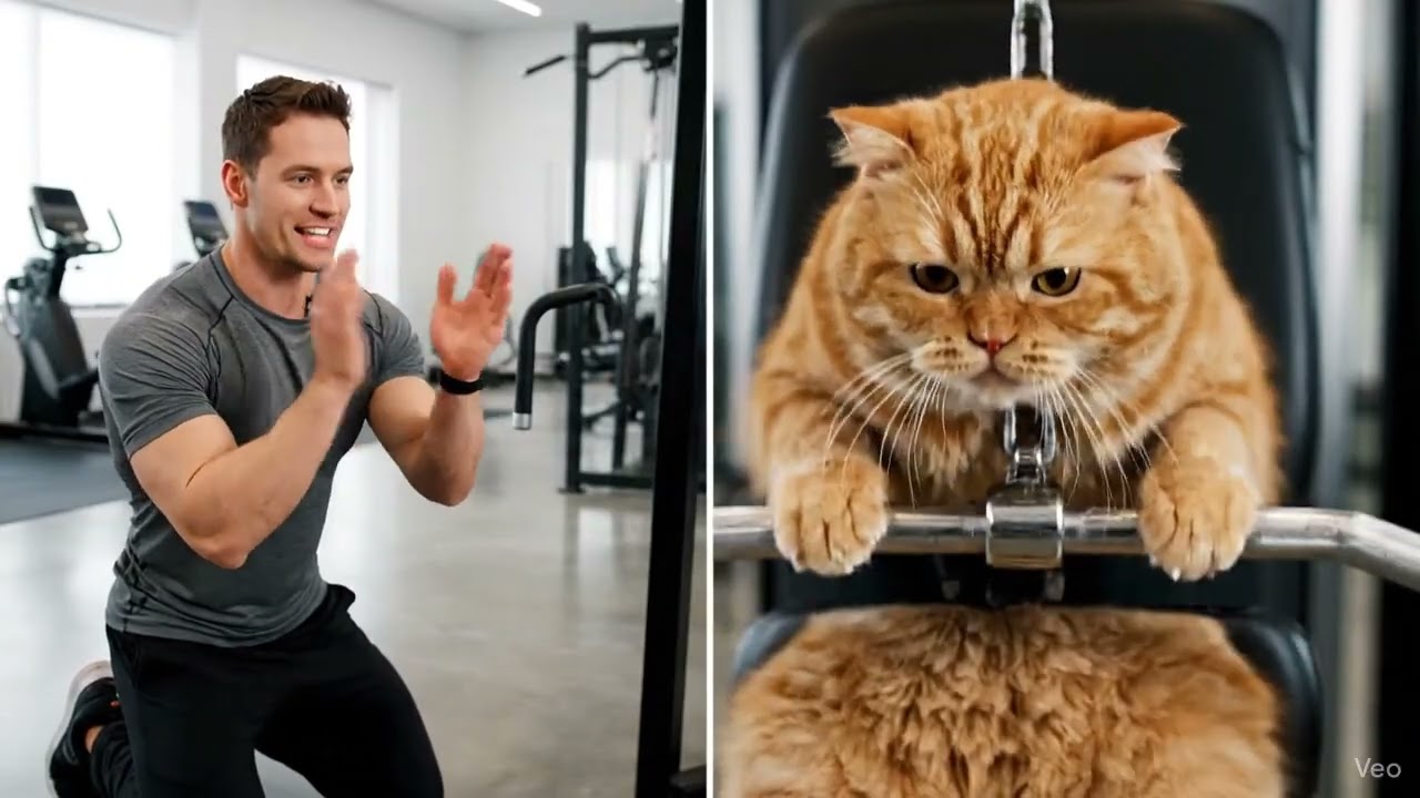 мускулистый кот