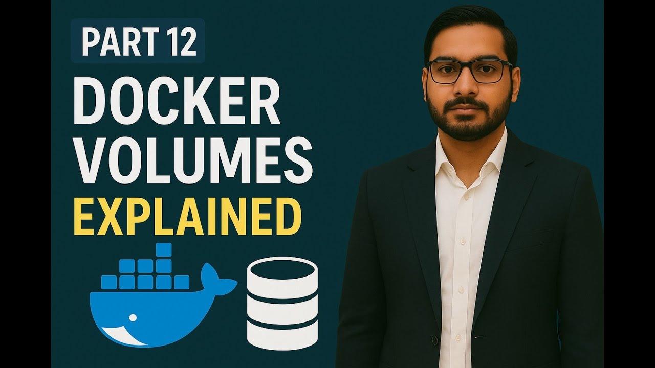 Docker Volumes Explained | Part 12 - How to Persist Data in Docker Containers