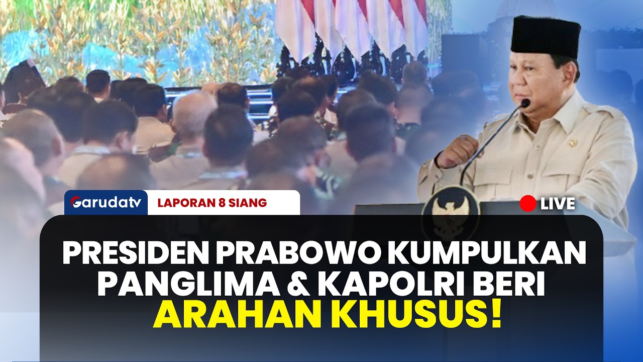 Presiden Prabowo Pimpin Rapim TNI-Polri di Istana: Evaluasi Besar & Arahan Strategis Keamanan 2026