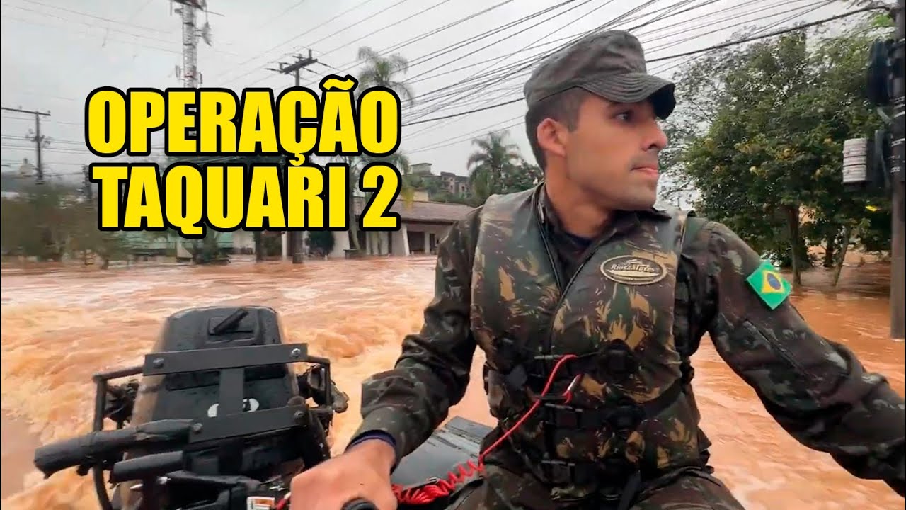 Ações de resgate em São Sebastião do Caí - RS