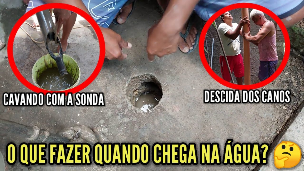 O QUE FAZER QUANDO O POÇO DA ÁGUA? (PASSO A PASSO COMPLETO)