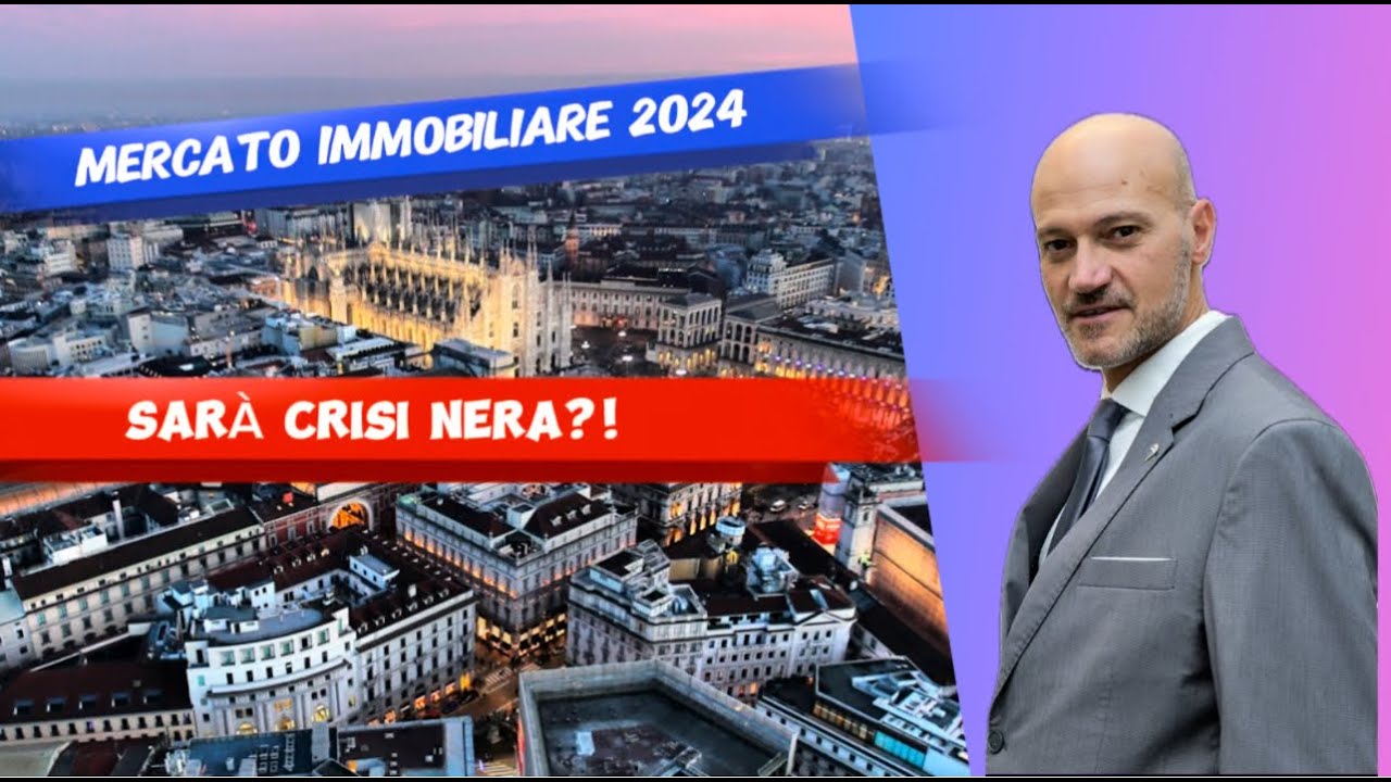 “MERCATO IMMOBILIARE 2024: SARÀ CRISI NERA⁉️”
