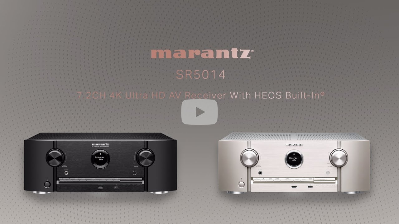 Marantz SR5014 7.2CH 4K Ultra HD AV Receiver with HEOS Built-in (HU)