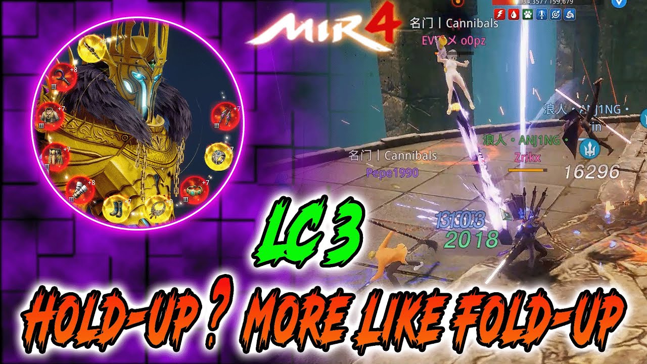 Hold-Up? More Like Fold-Up | MIR4 Lancer PvP