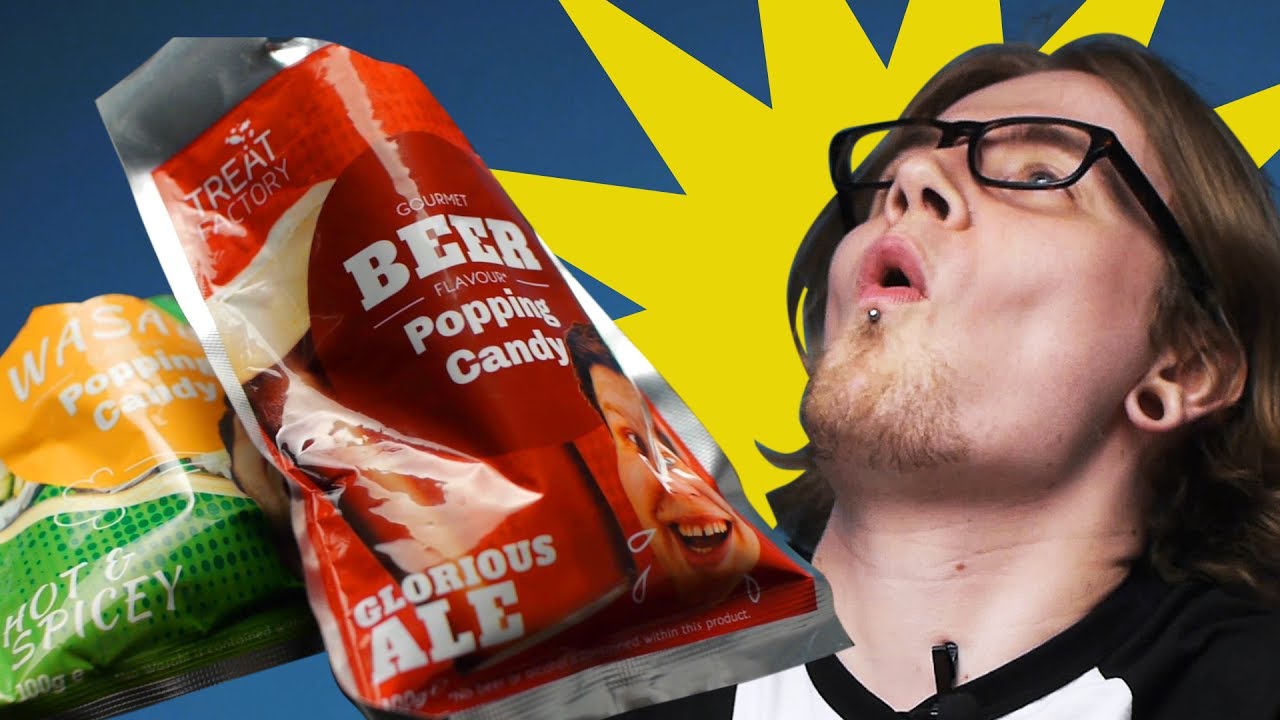 Wasabi and Beer Flavoured Popping Candy | LOOTd Taste Test