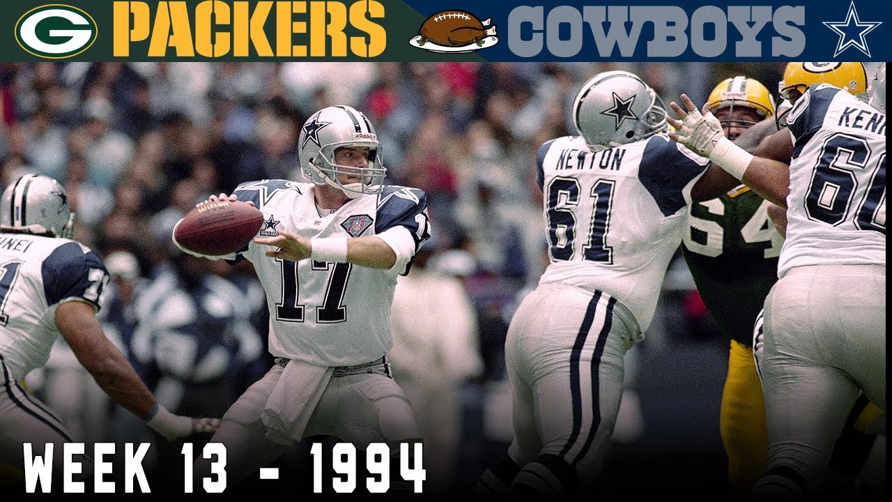 Jason Garrett's Remarkable Thanksgiving Day! (Packers vs. Cowboys, 1994)
