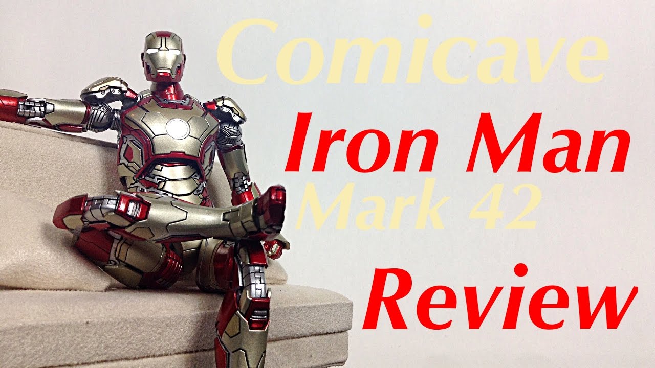 Comicave Studios Iron Man 3 SDCC Exclsuive IRON MAN MARK 42 Action Figure Review Toy Review