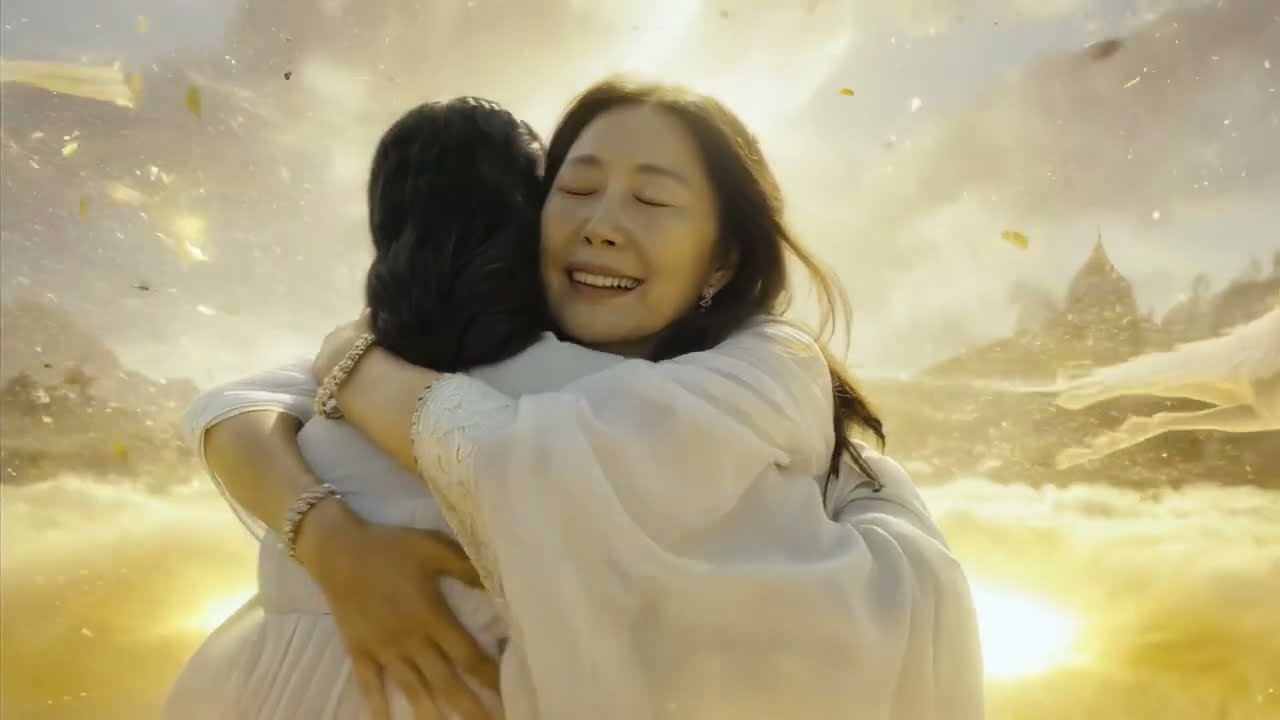 She ascended to heaven and got to physically hug her mother who had passed away