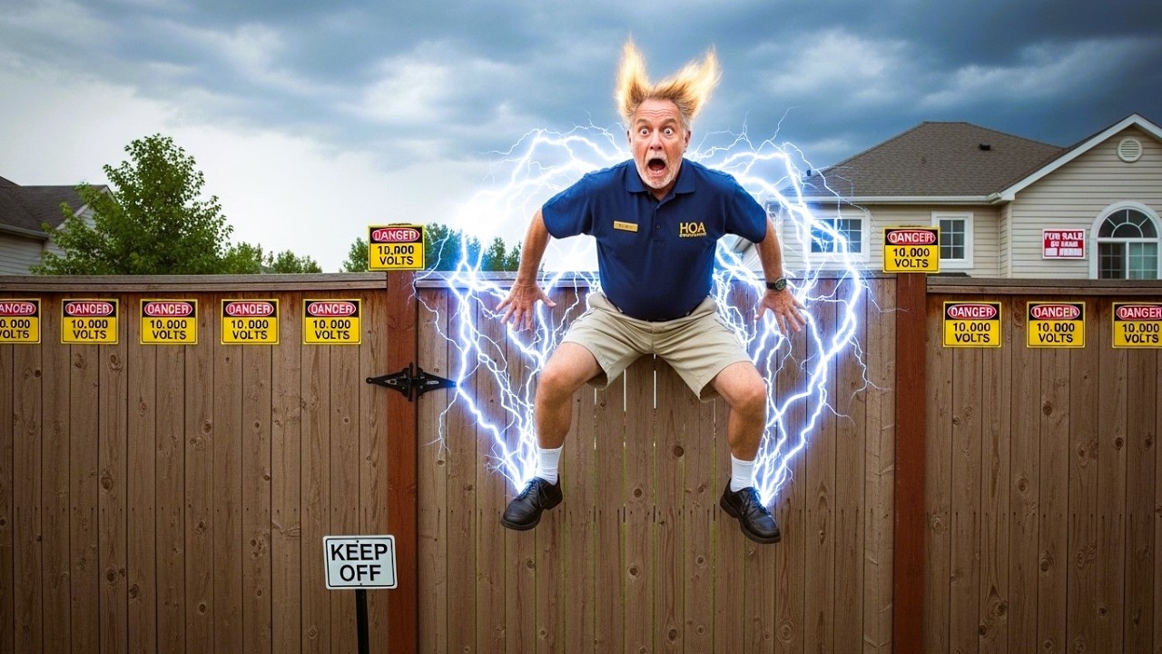 HOA President Kept Climbing My Fence So I Installed 10,000 Volts and Waited for the Knock on My Door