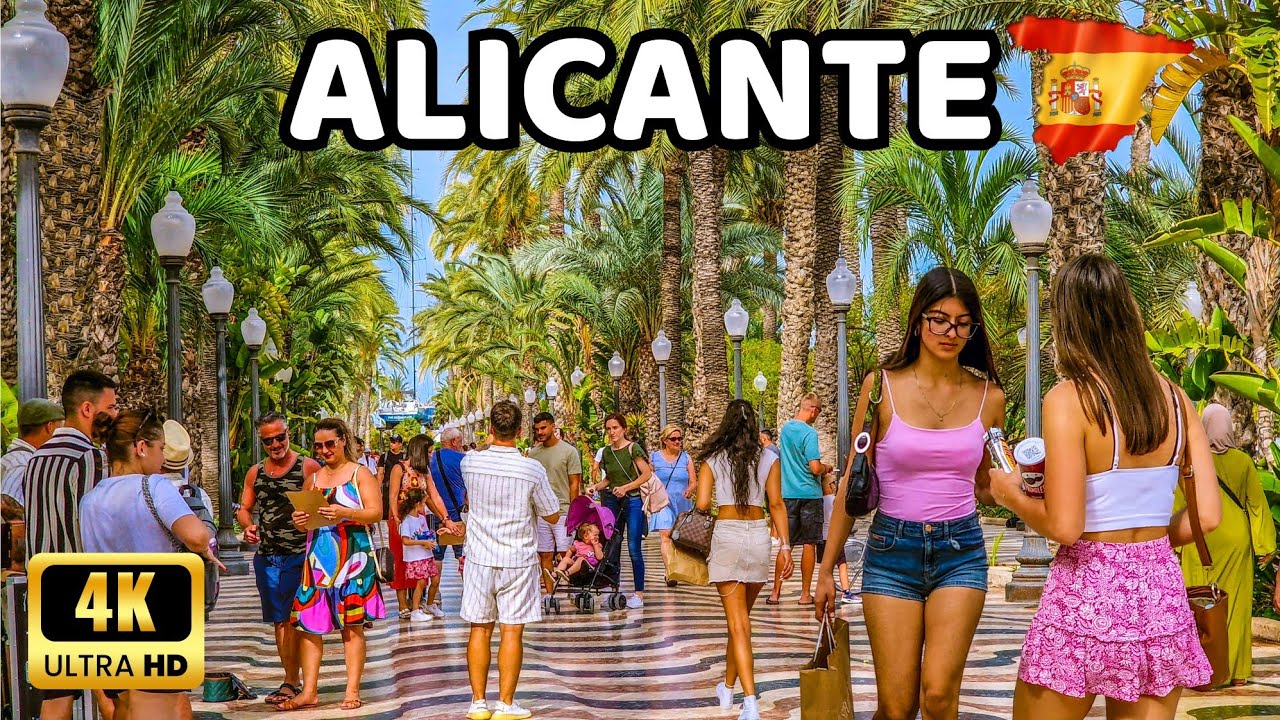 🇪🇦[4K] ALICANTE - Spain’s Mediterranean Paradise - Beautiful Destinations in Europe - Costa Blanca