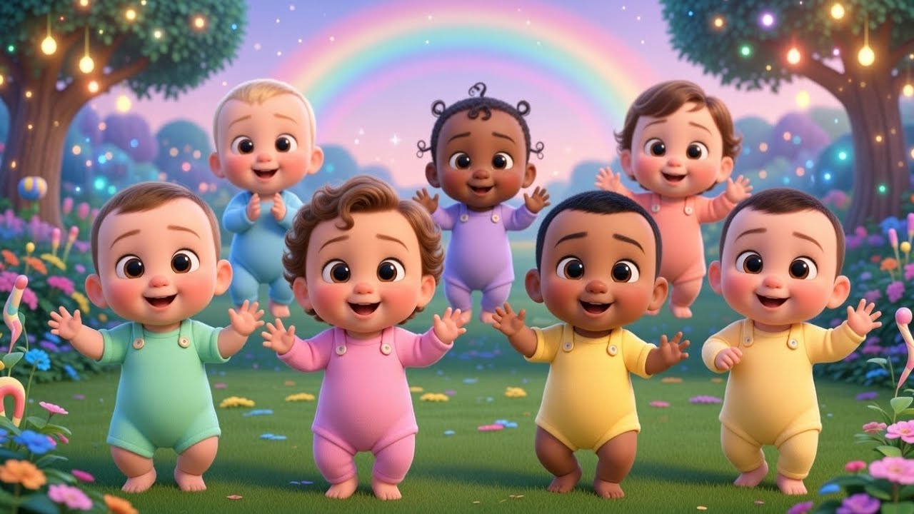 Dudi Dudi Dum Dum | Cute Babies 3D Rhyme | Nursery Song for Kids
