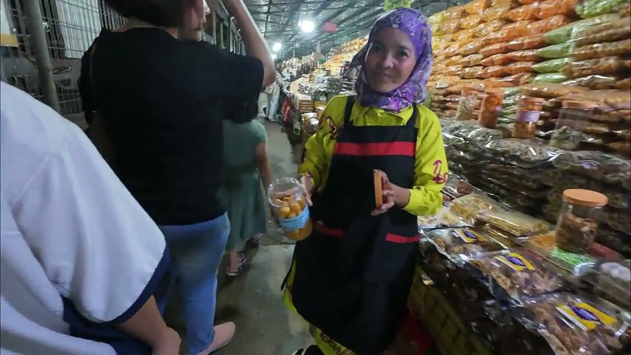 kenapa Pasar malam di Kota Kinabalu Sabah meriah di waktu malam.