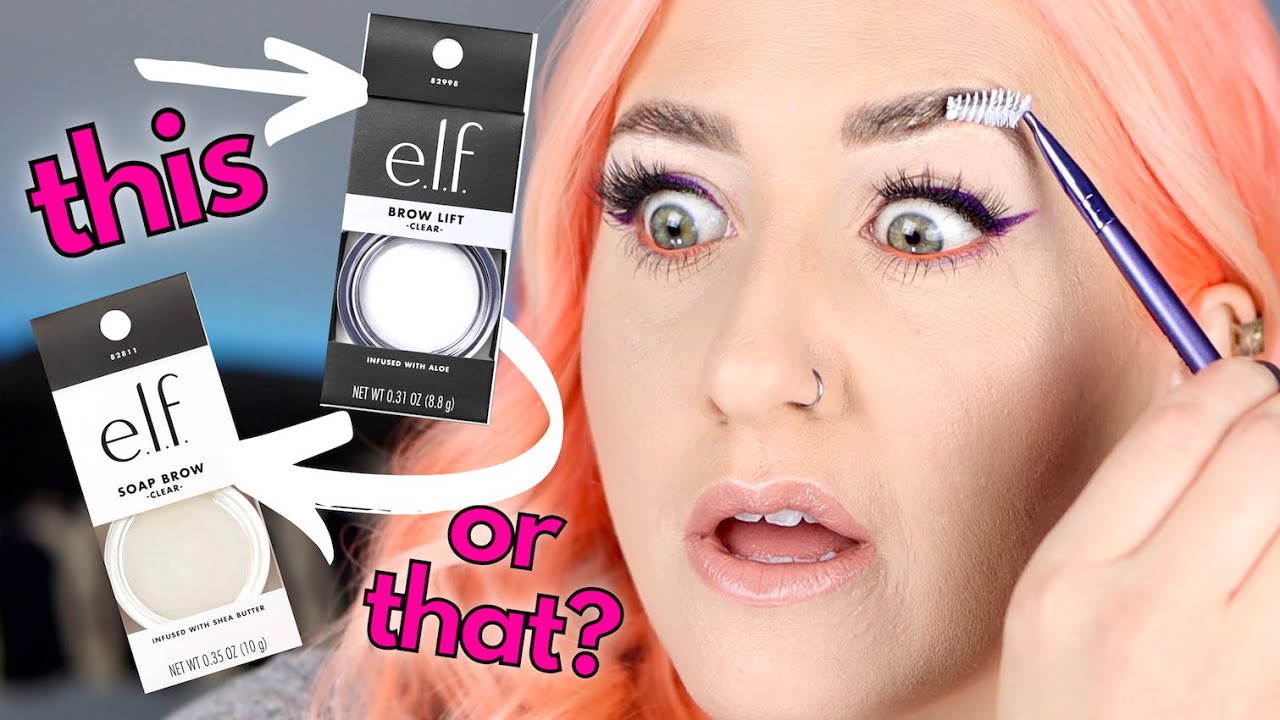 ELF Soap Brow VS ELF Brow Lift Gel!! 