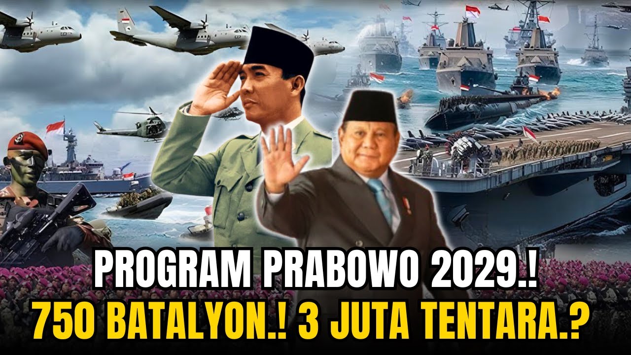 Indonesia Bangkit! Kekuatan Militer 2029 TNI BANGUN 750 BATALYON, 5 KOARMADA