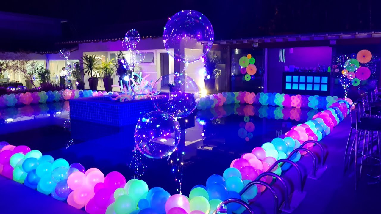 FESTA NEON PISCINA | INSCREVA-SE | FESTA NEON SIMPLES | FAÇA VOCÊ MESMA LINK NA DESCRIÇÃO.