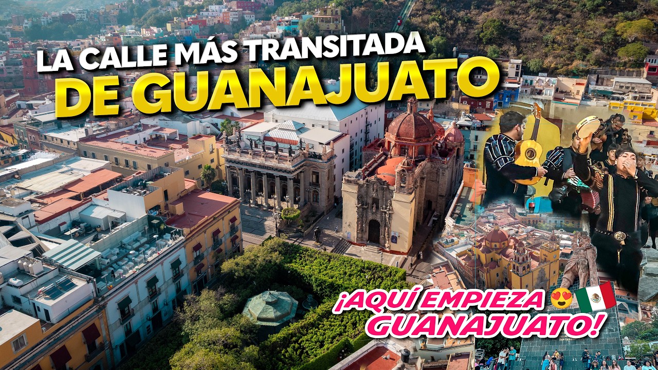 La calle mas transitada de #guanajuato 😍🇲🇽 La calle más bonita Ft:@lostripones