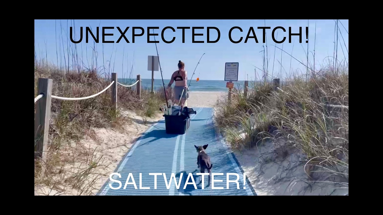 SECOND TIME SURF FISHING!! UNEXPECTED Catch!!