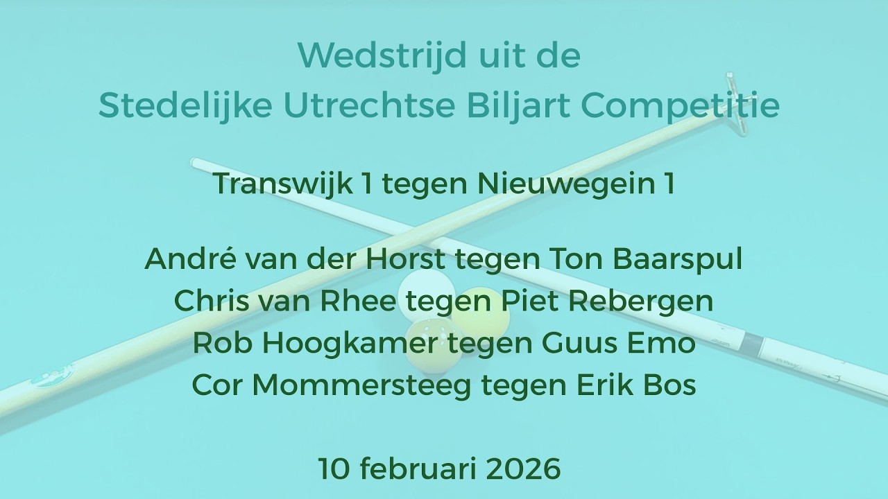 Transwijk 1 tegen Nieuwegein 1