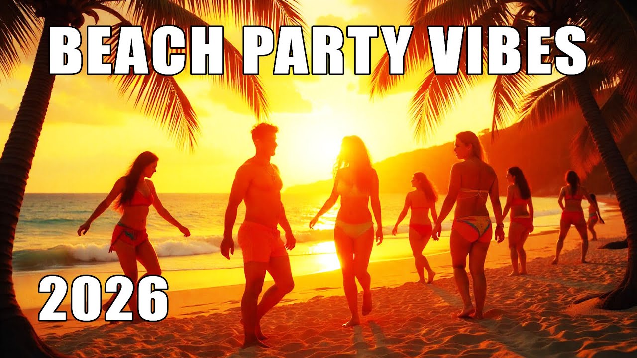 REGGAETON PARTY BEACH 2026 🔥 Tropical Sunset Beats for Ultimate Beach Party