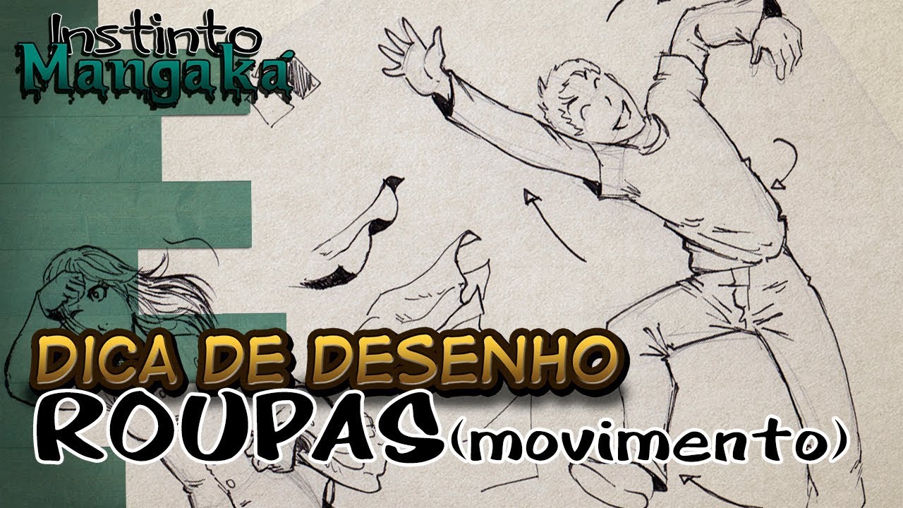 Como desenhar Roupas (movimento) | Dica de Desenho