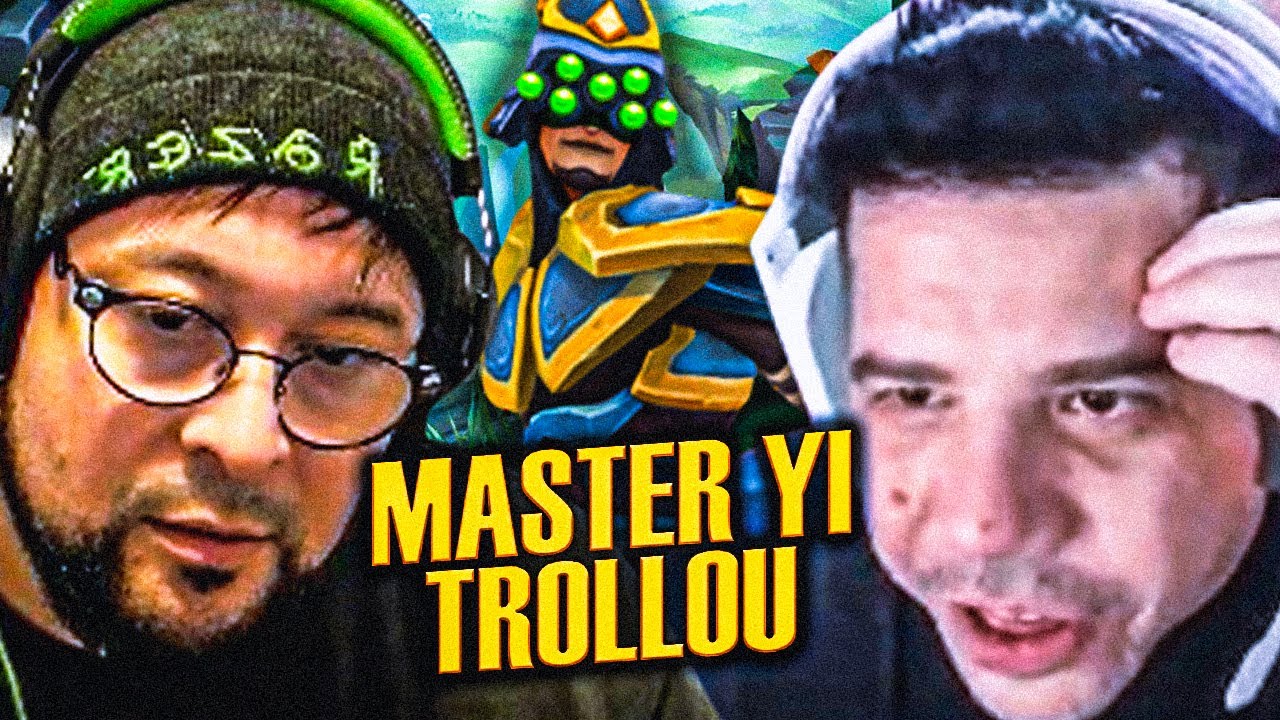 GORDOX E MUCA FICAM LOUCOS COM MASTER YI TROLL | League of Legends