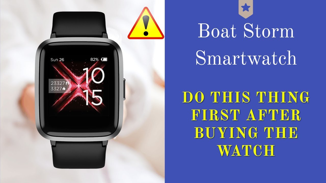 Boat Storm Smartwatch Register product for Warranty Activation
