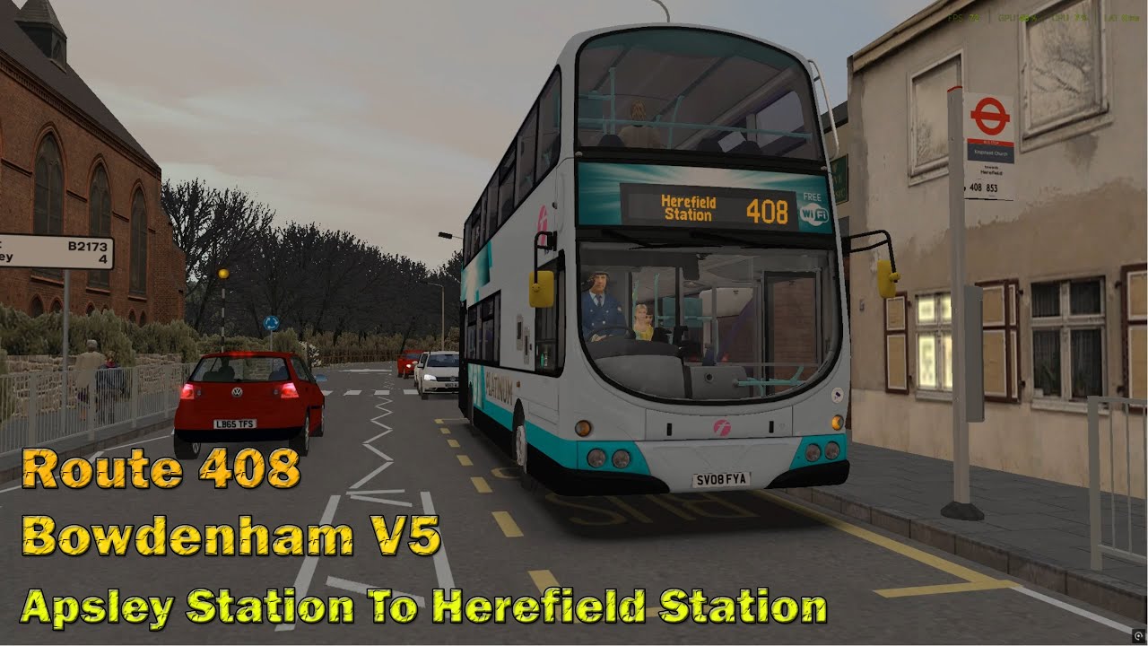 Omsi 2 Bowdenham - 408 Apsley Station To Herefield Station (B9TL Gemini)