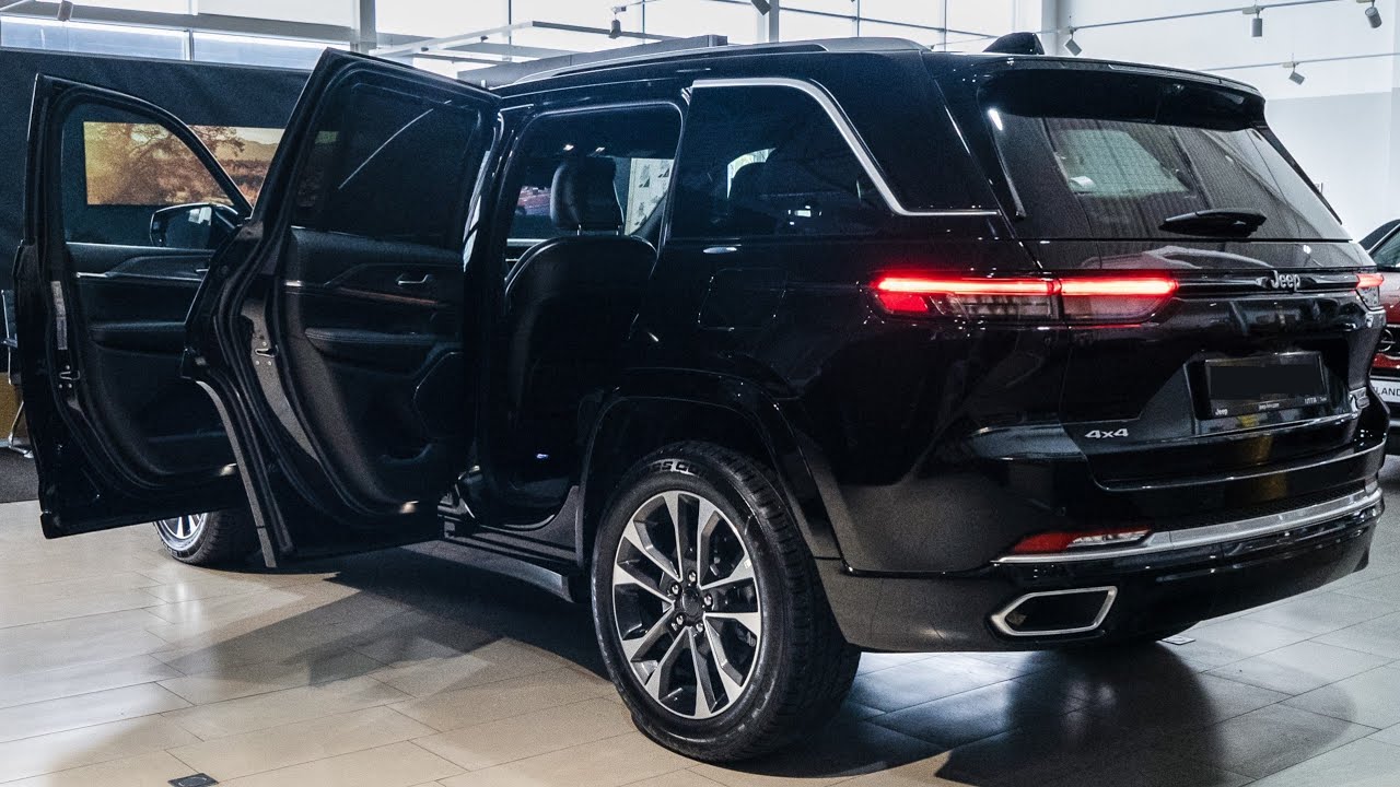 2024 Black Jeep Grand Cherokee Overland - Візуальний Огляд 4K