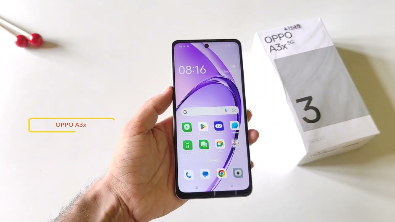 how to power off oppo a3x 5g\ restart/switch off | Power button settings.