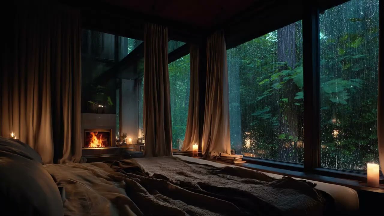Relaxing Rain Sounds & Sleep Music – Reduce Anxiety, Calm Mind and Body