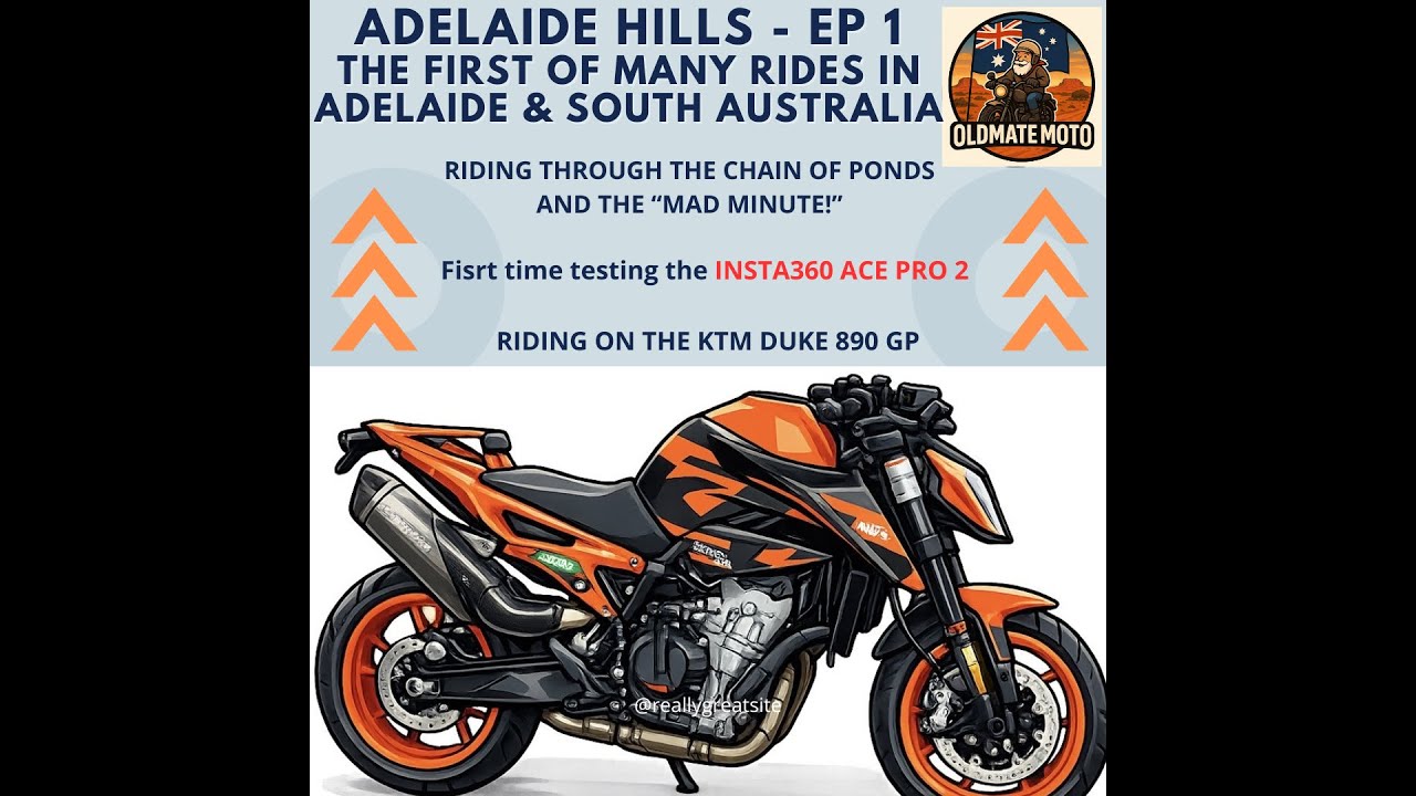 Adelaide Hills Ride Ep1 - Testing the INSTA360 Ace Pro 2