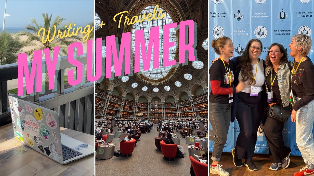 ✨ Summer Writing Vlog ✨ Italy, Paris & Sweden Travels 🌍 Cozy Daily Life & Reaching 80k Words 📚✍️