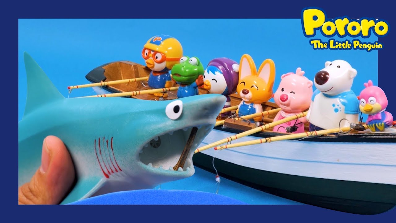 Pororo Shark Toy Story | #2 Shark Attack | Watch Out! A Shark is Coming! | Pororo's mini world