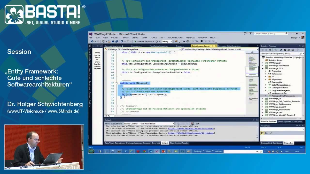 Entity Framework: Gute und schlechte Softwarearchitekturen | Dr. Holger Schwichtenberg
