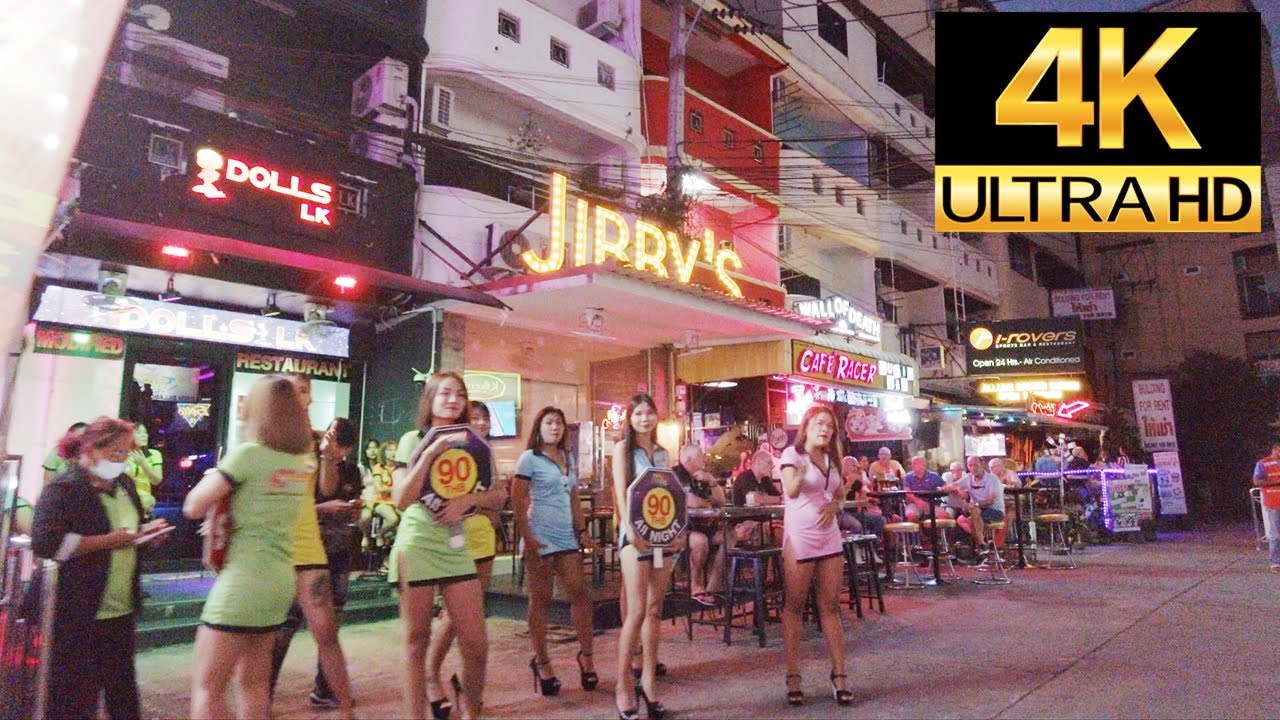 Pattaya 4K Walk Cinematic Color Sunset to  N1GHT. 30th Mar 2022.