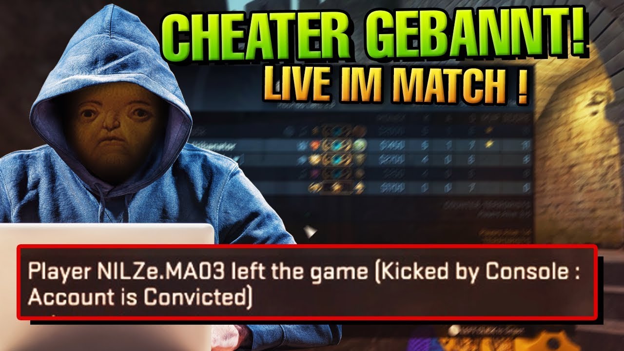 CS:GO Matchmaking Highlights #48 - Cheater Live im Match gebannt!
