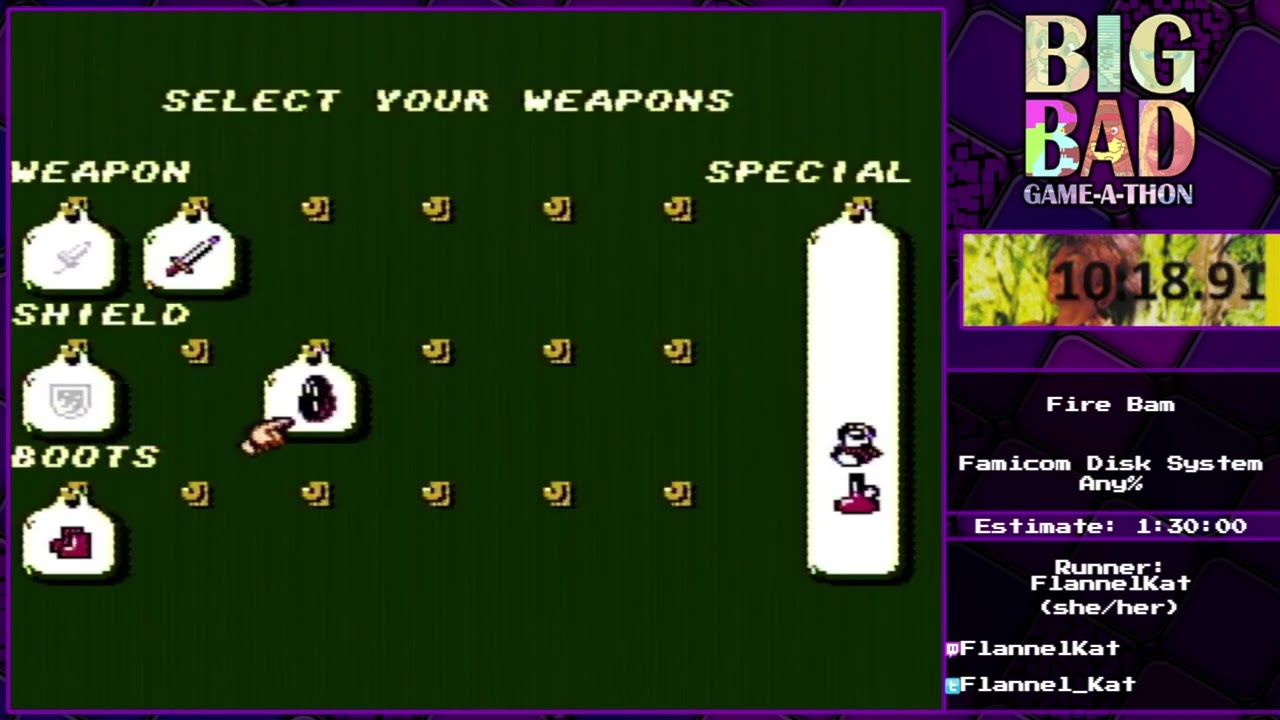 Big Bad Game-A-Thon 2023: Fire Bam by FlannelKat