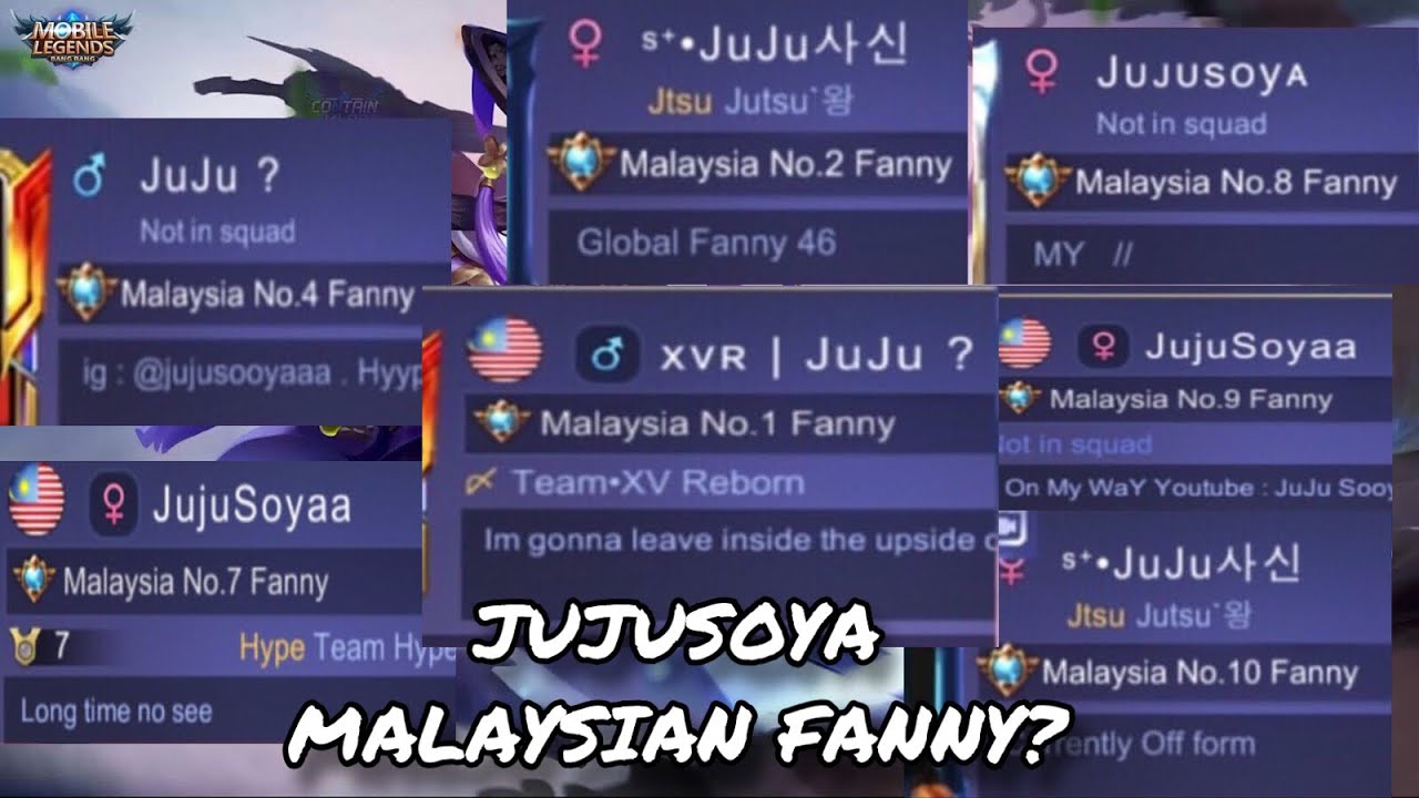 ROAD TO 10 DIFFERENT MALAYSIA SUPREME FANNY? - JUJUSOYA
