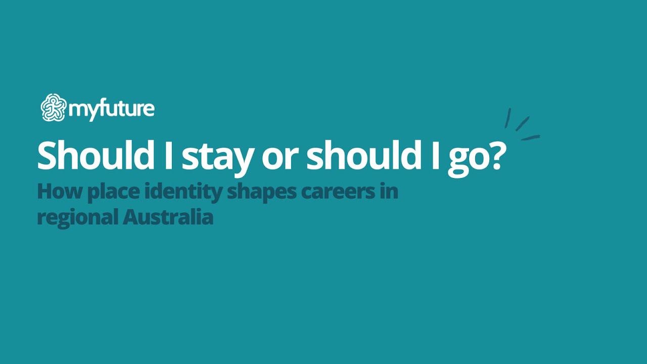 Should I stay or should I go? How place identity shapes careers in regional Australia