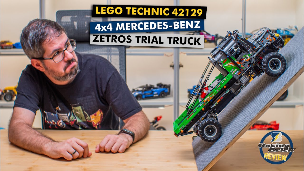 LEGO Technic 42129 4x4 Mercedes-Benz Zetros Trial Truck detailed building review & test
