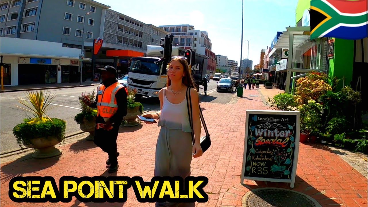 ASMR Non Stop Walk // Sea Point Main Road //Cape Town 2025